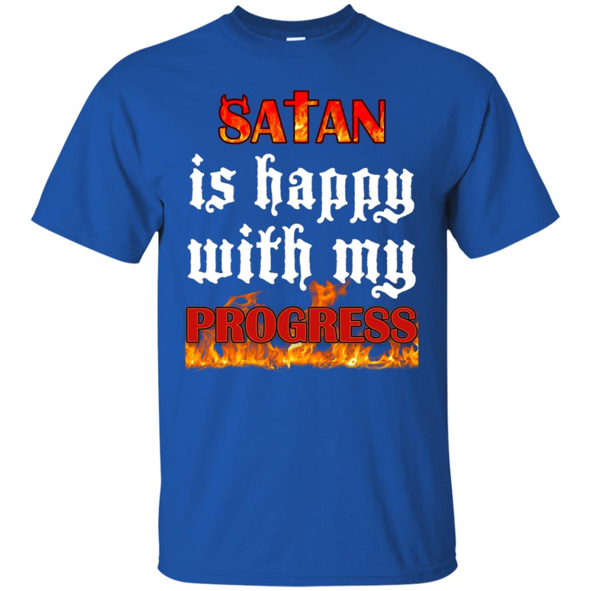 Santa Is Happy With My Progress Shirt Royal