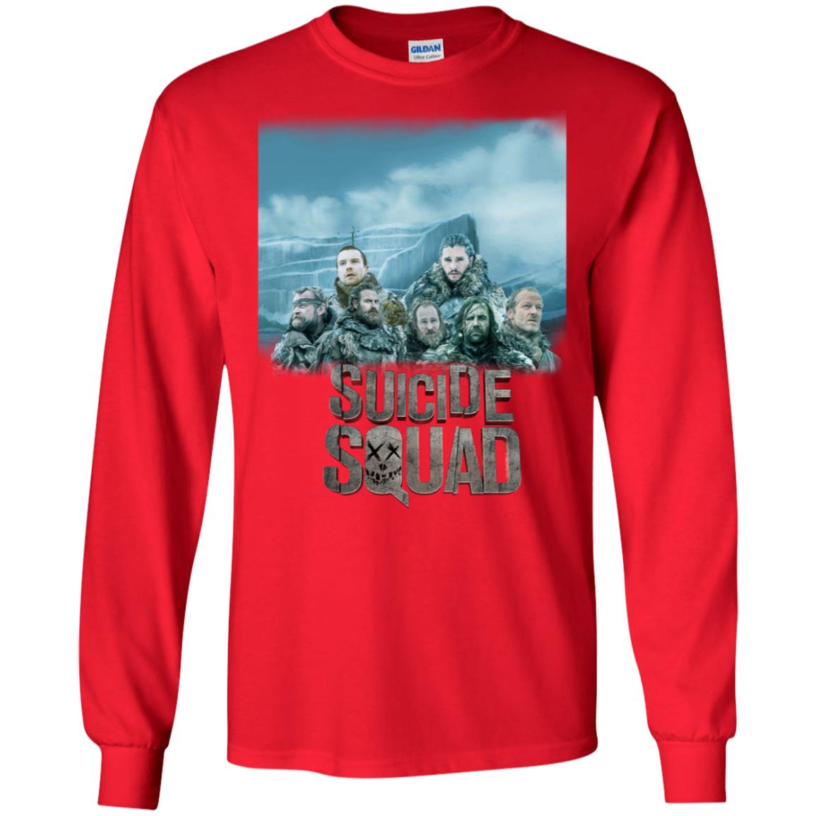 Suicide Squad Game Of Thrones Version T-shirt Red