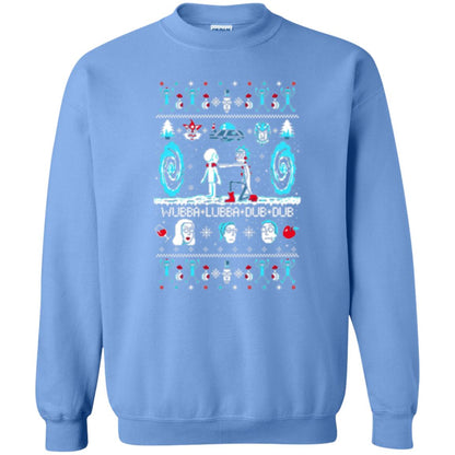 Cartoon T-shirt Build A Snowmorty Carolina Blue