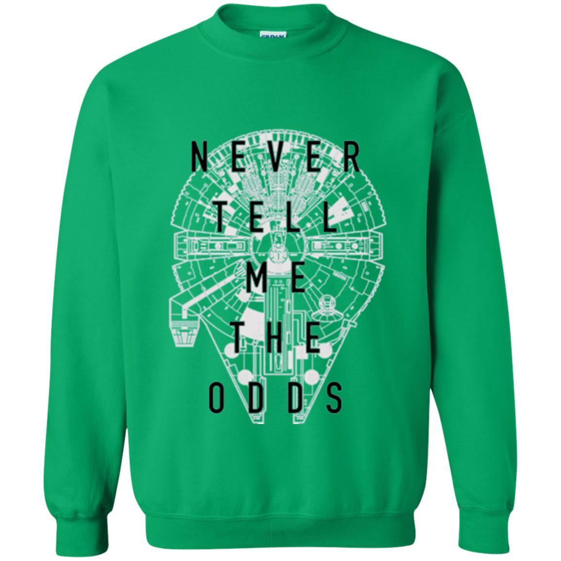 Film T-shirt Falcon Never Tell Me The Odds T-shirt Irish Green