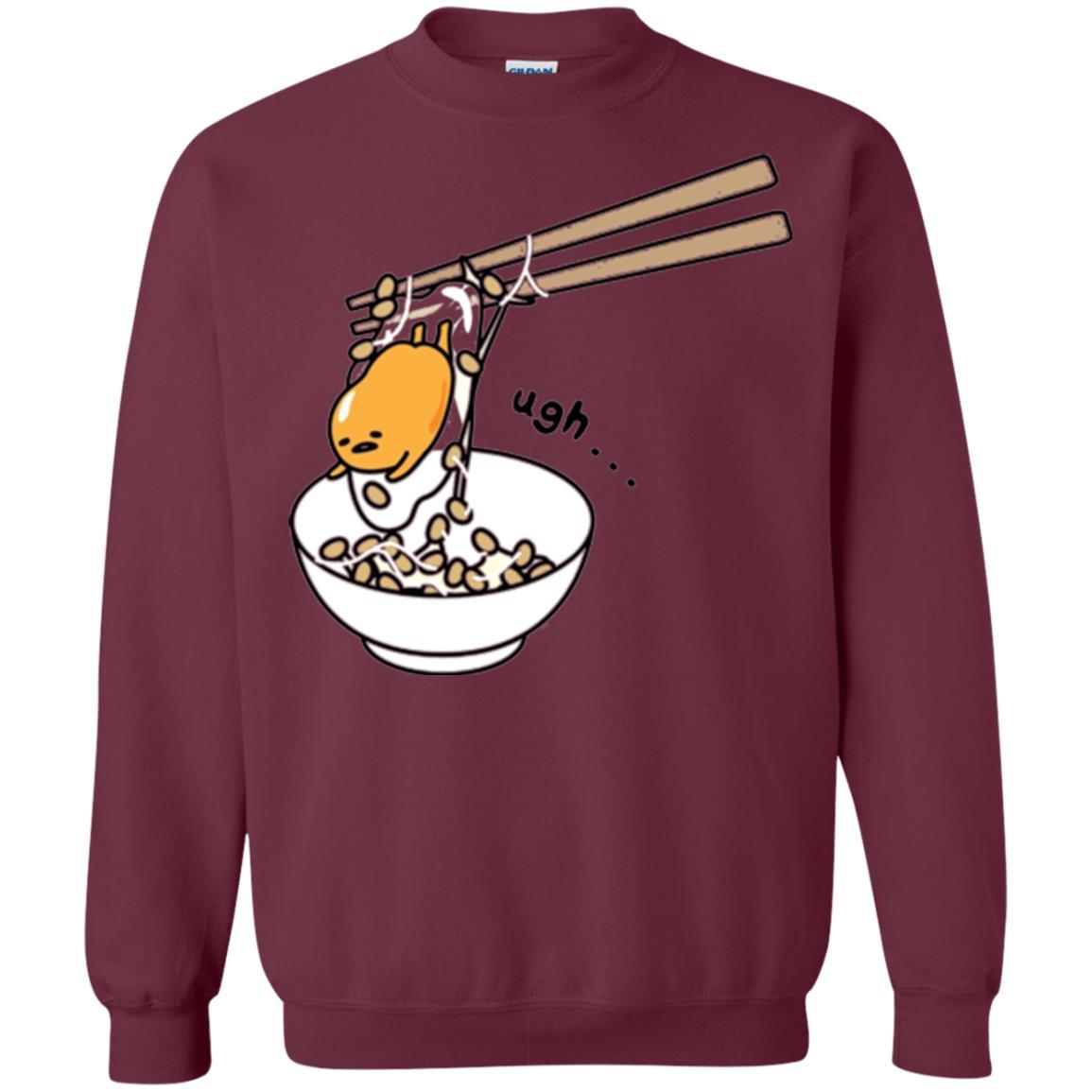Film T-shirt Gudetama Chopsticks Maroon