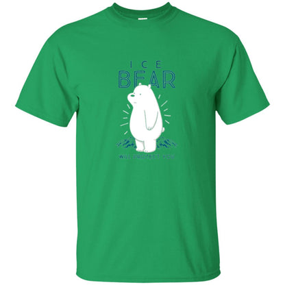 Ice Bear Will Protect You T-shirt Irish Green