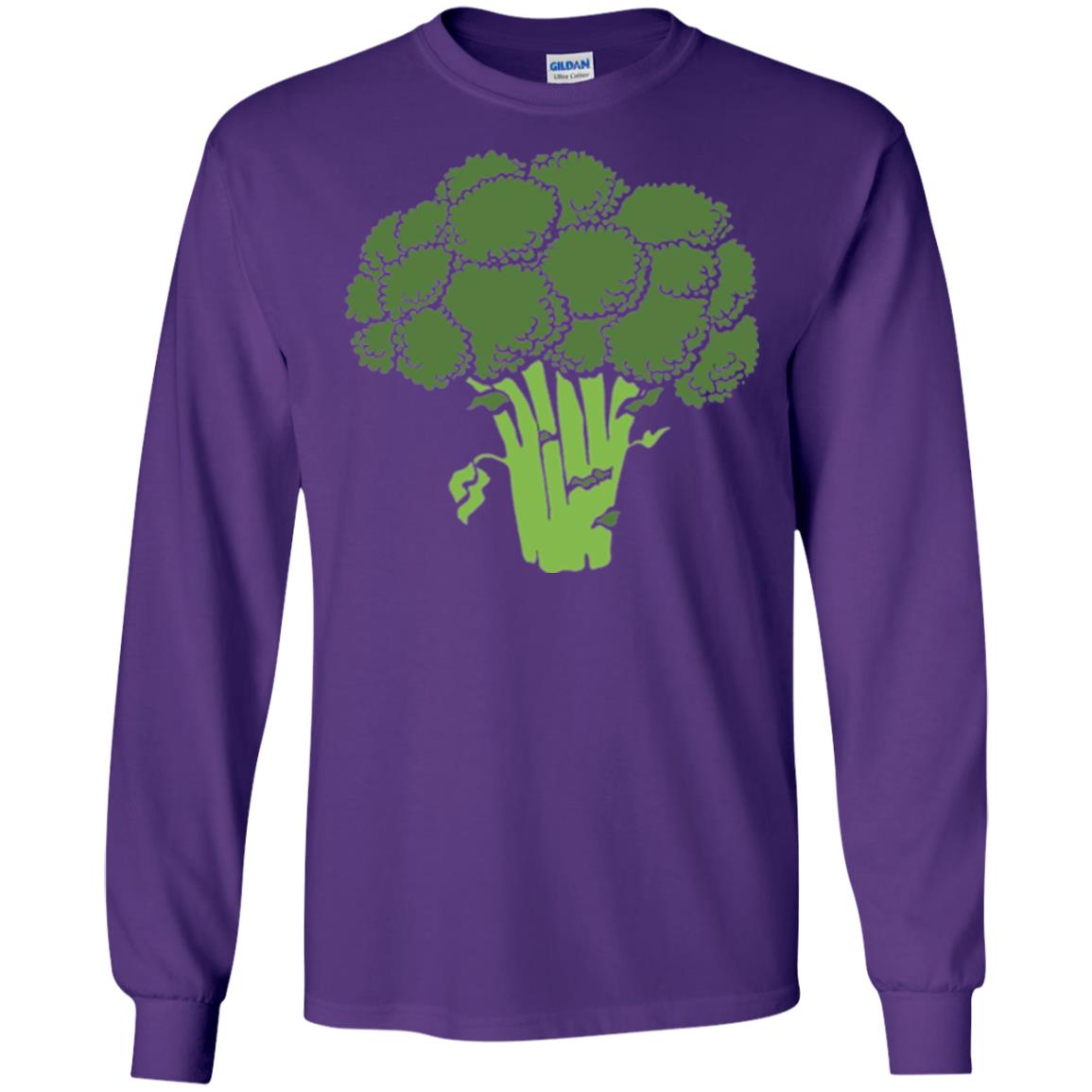 Broccoli Is Life T-shirt Funny Graphic Vegetable Purple