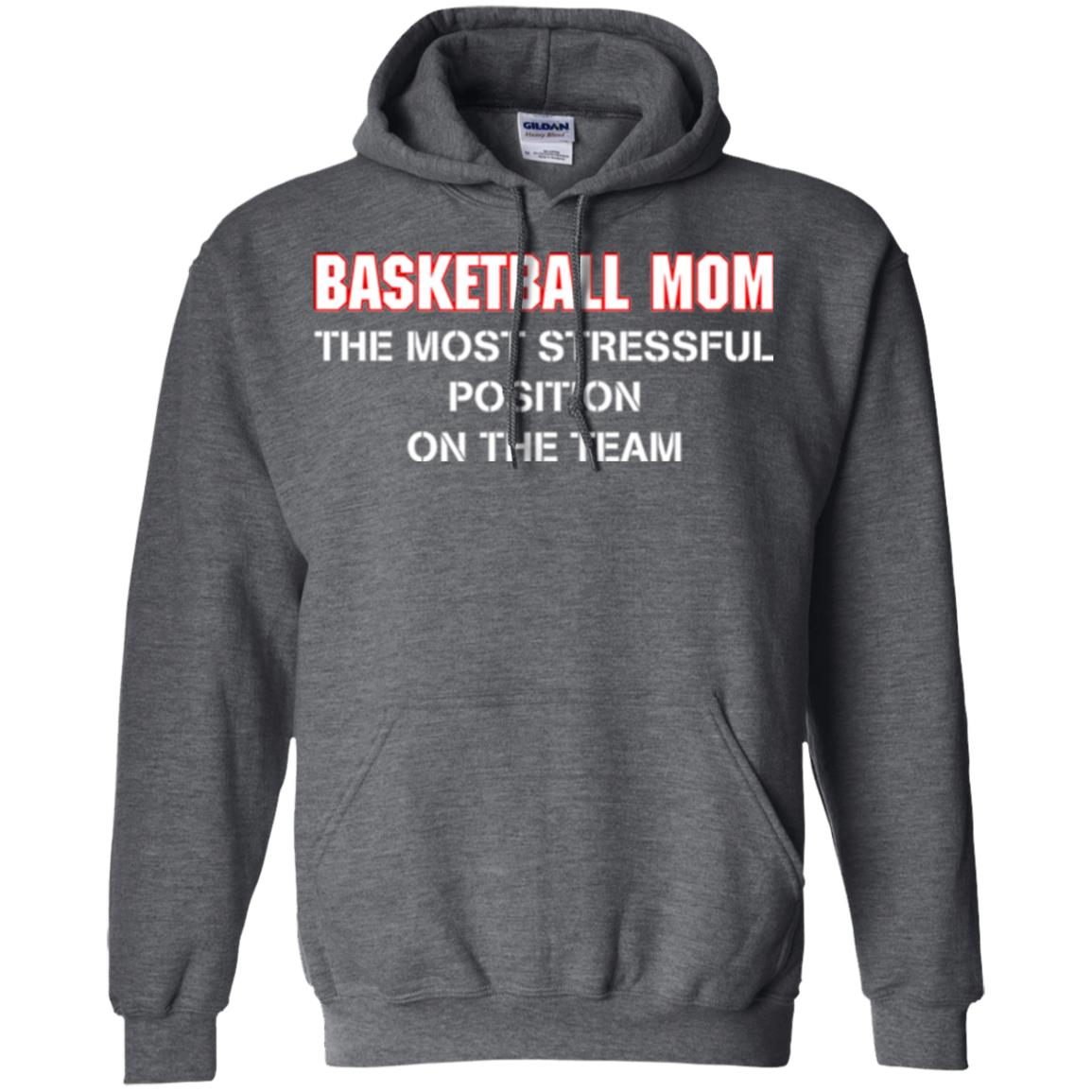 Basketball Lover T-shirt The Most Stressful Position Position On The Team Dark Heather