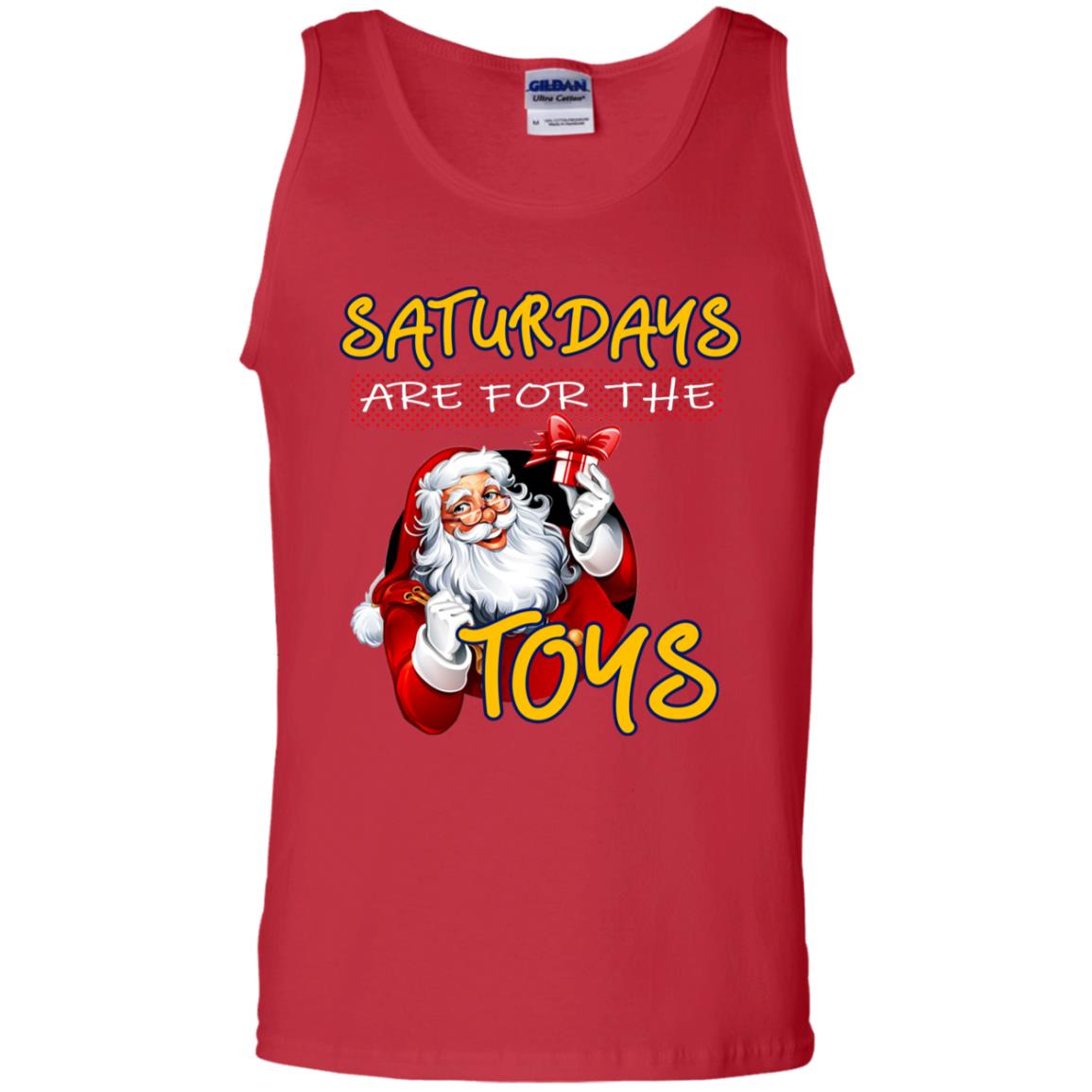 Saturdays Are For The Toys Santa X-mas Gift Shirt Red