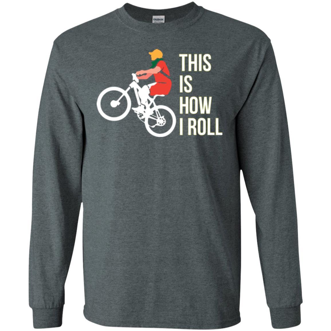 Bicycle T-shirt This Is How I Roll Dark Heather
