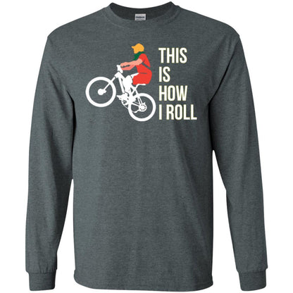 Bicycle T-shirt This Is How I Roll Dark Heather