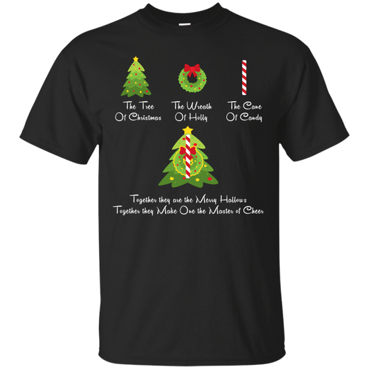 The Tree Of Christmas T-Shirt Black