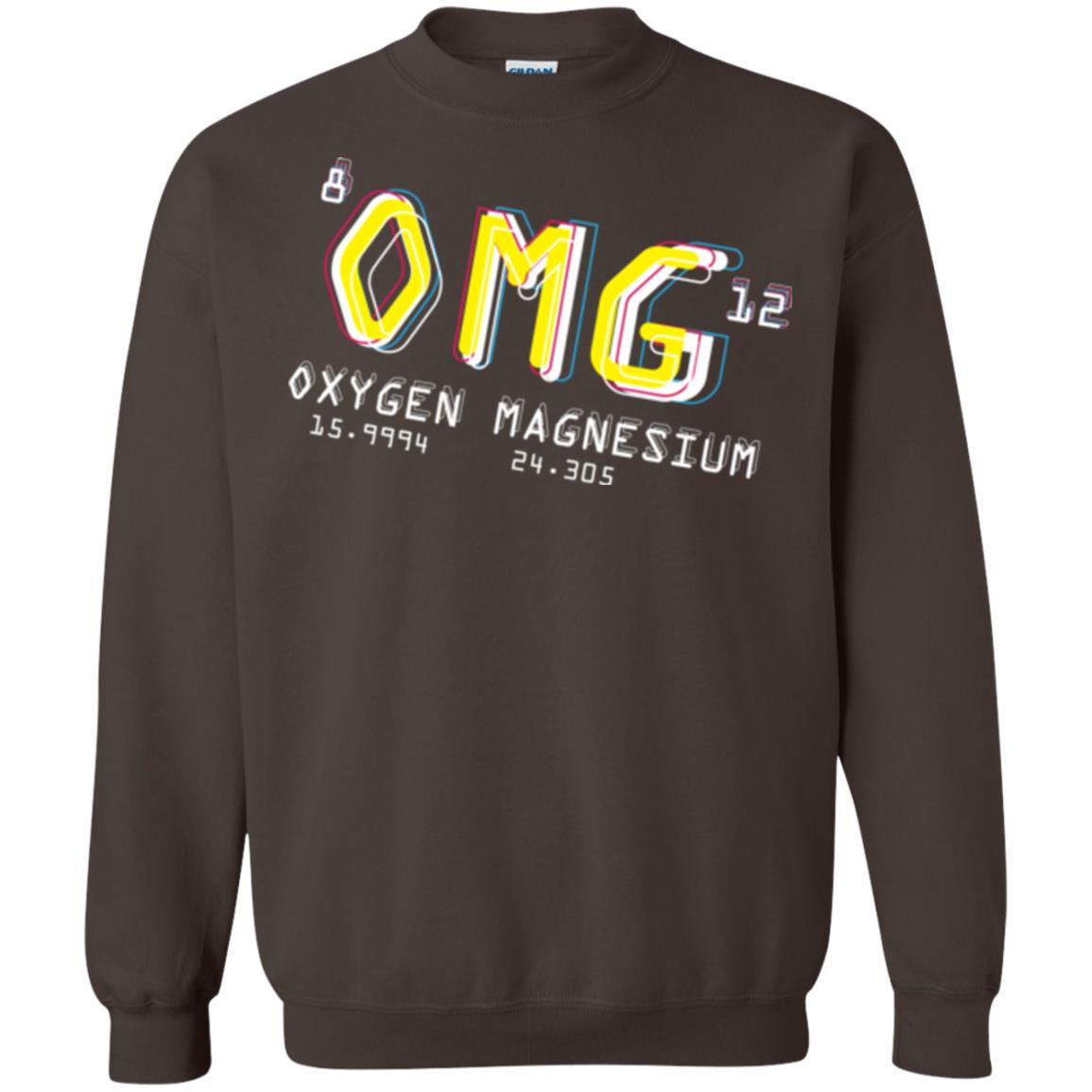 Funny Science Class T-shirt Omg Oxygen Magnesium Dark Chocolate