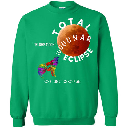 Best Total Lunar Eclipse Shirt 2018 Blood Moon T-shirt Irish Green