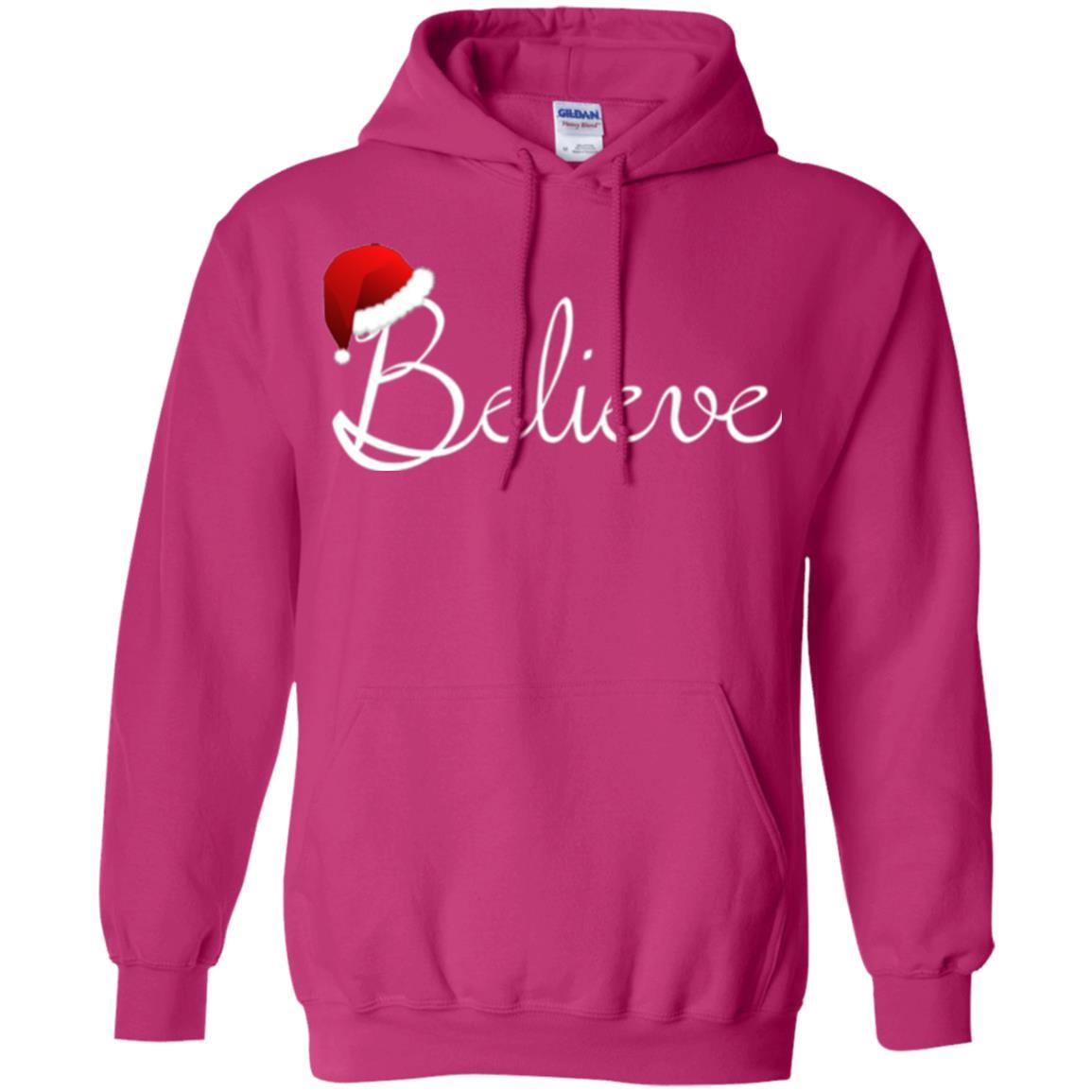 Believe Best Santa Christmas T-shirt Heliconia