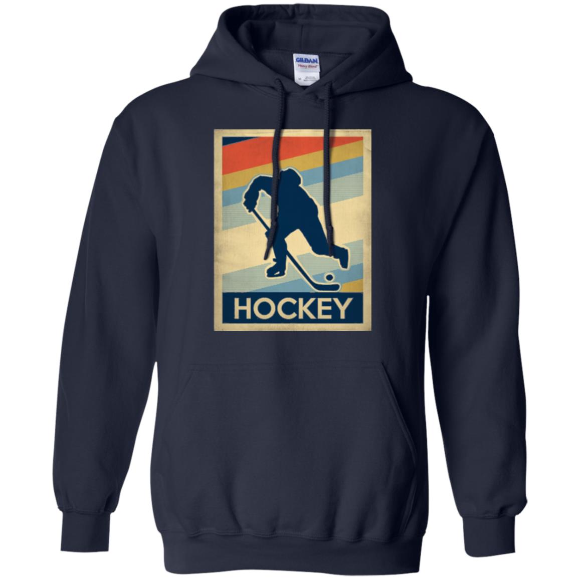 Vintage Hockey T-shirt Navy