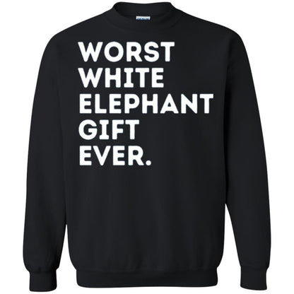 Best Worst White Elephant T-shirt Black