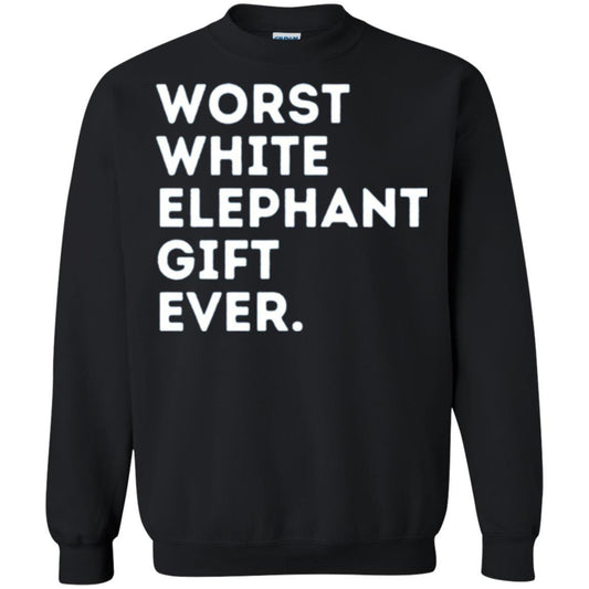 Best Worst White Elephant T-shirt Black