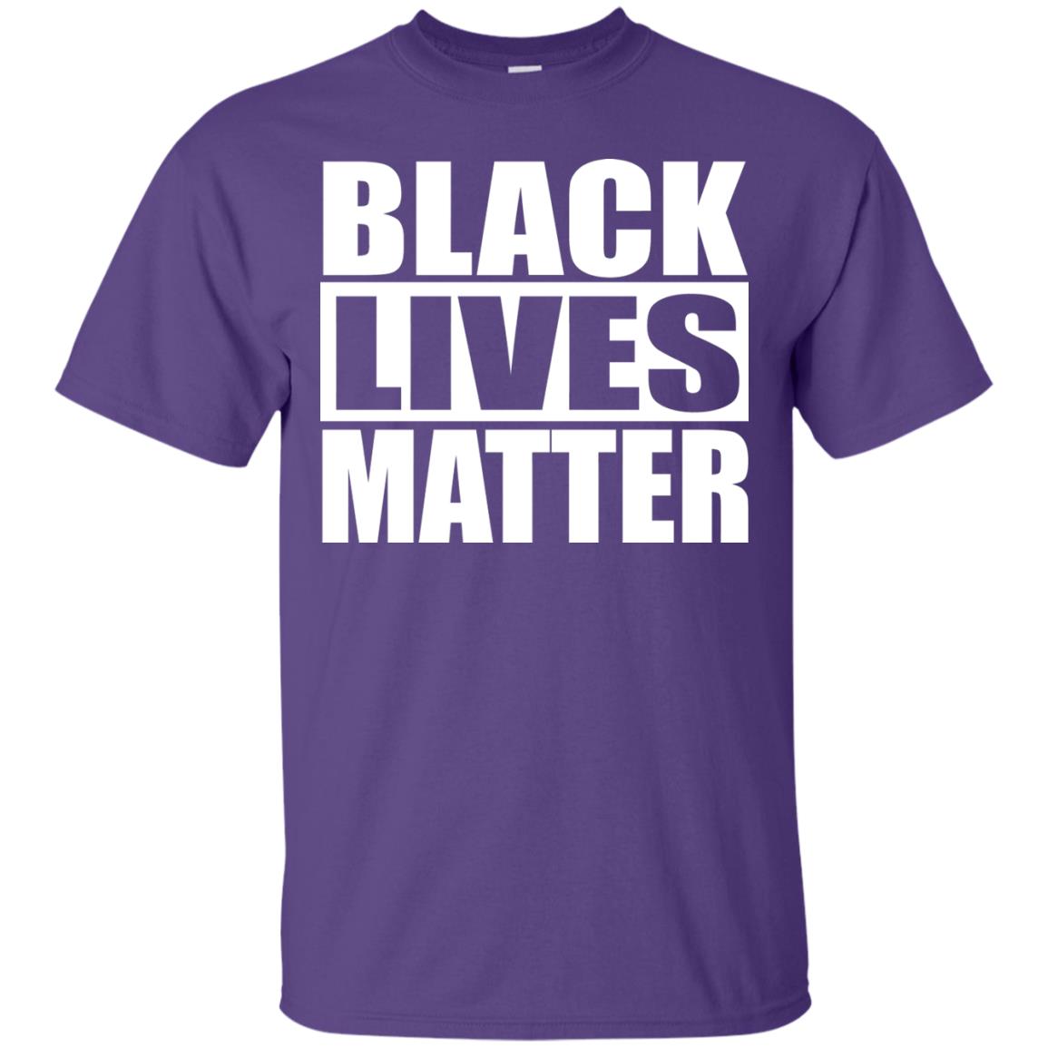 Black Live Matter Shirt Purple