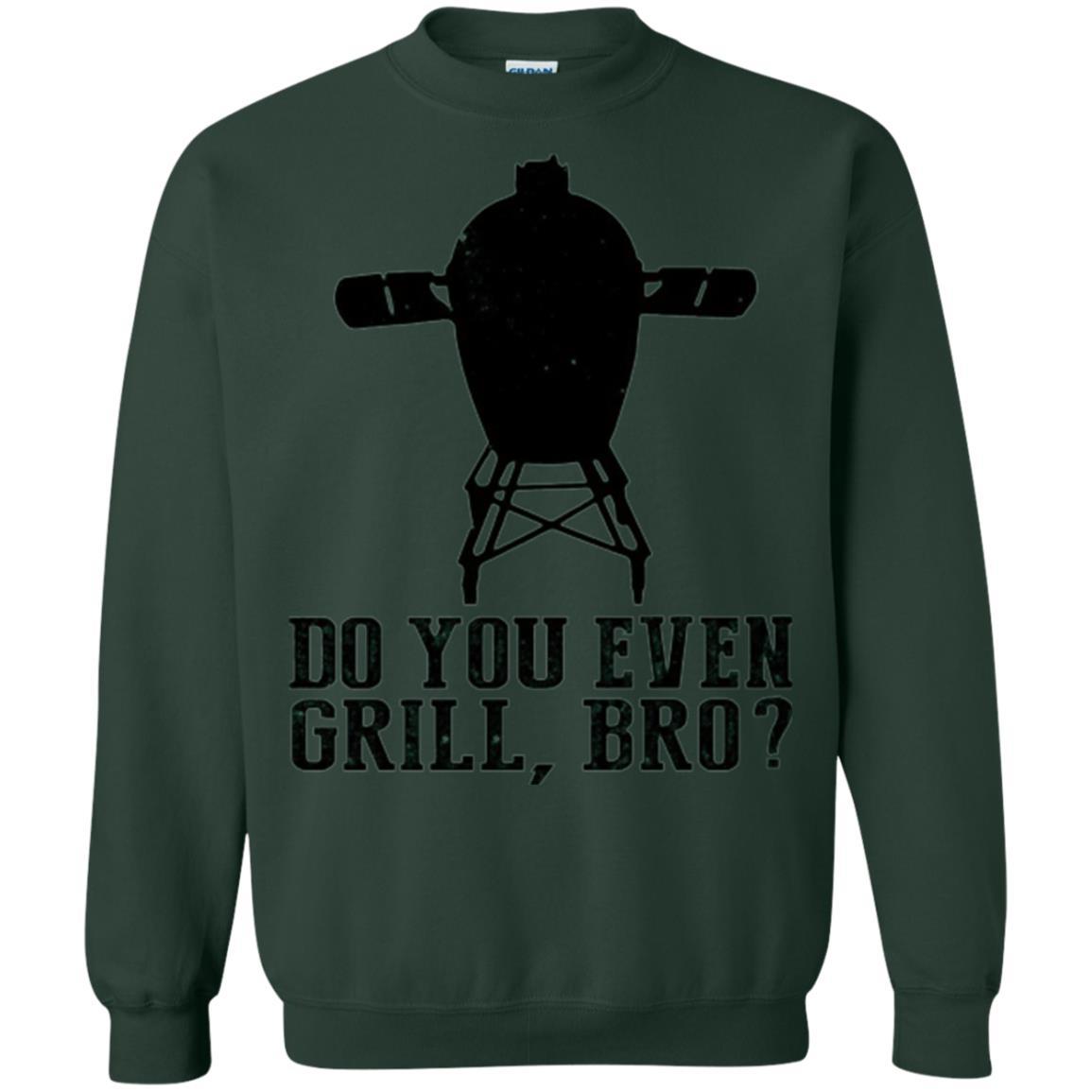 Bbq Grilling T-shirt Do You Even Grill Bro Forest Green