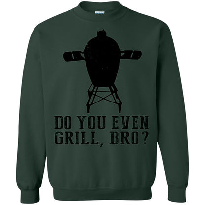 Bbq Grilling T-shirt Do You Even Grill Bro Forest Green