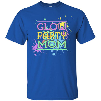 Glow Party Mom Mommy T-shirt Royal