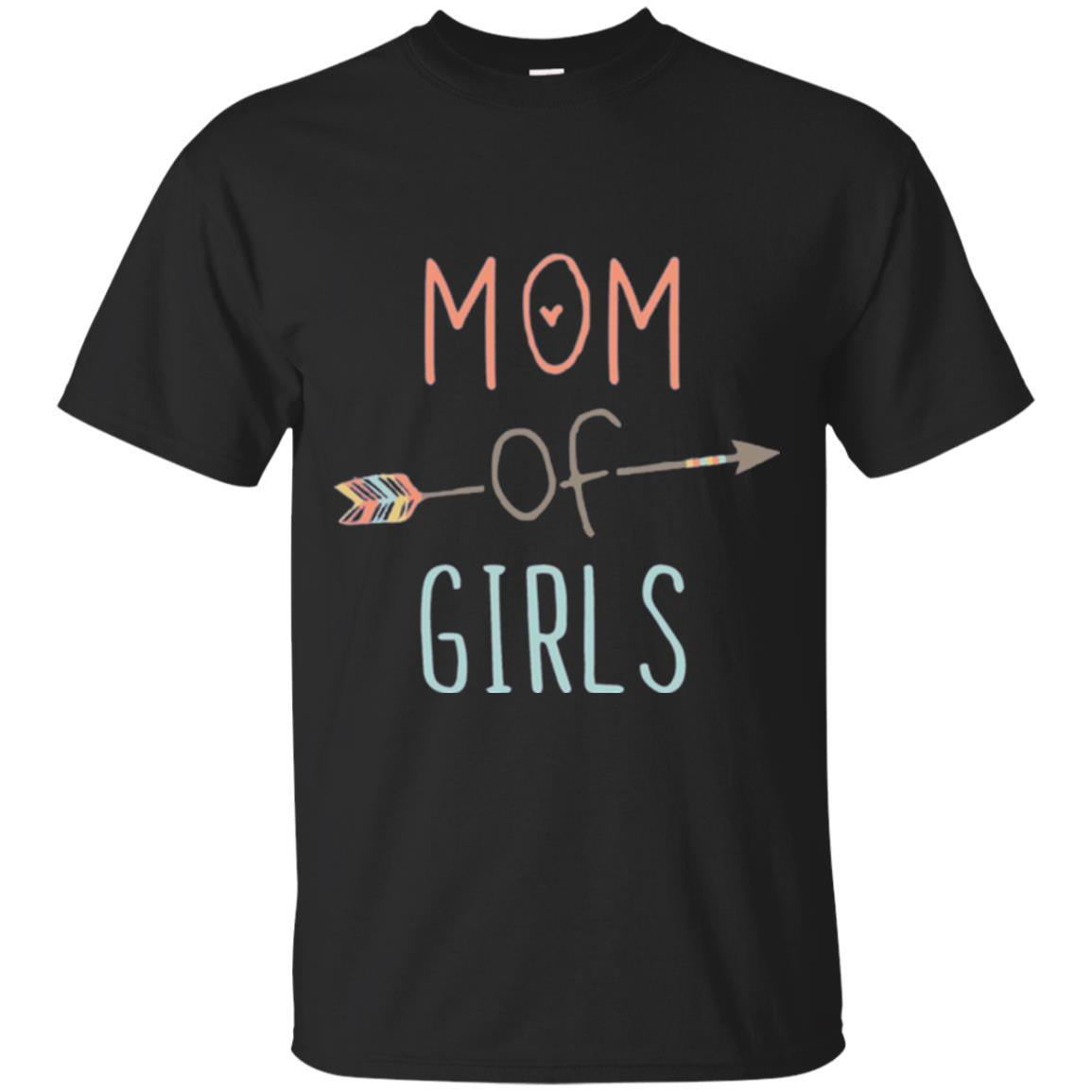 Mommy T-shirt Mom Of Girls Black