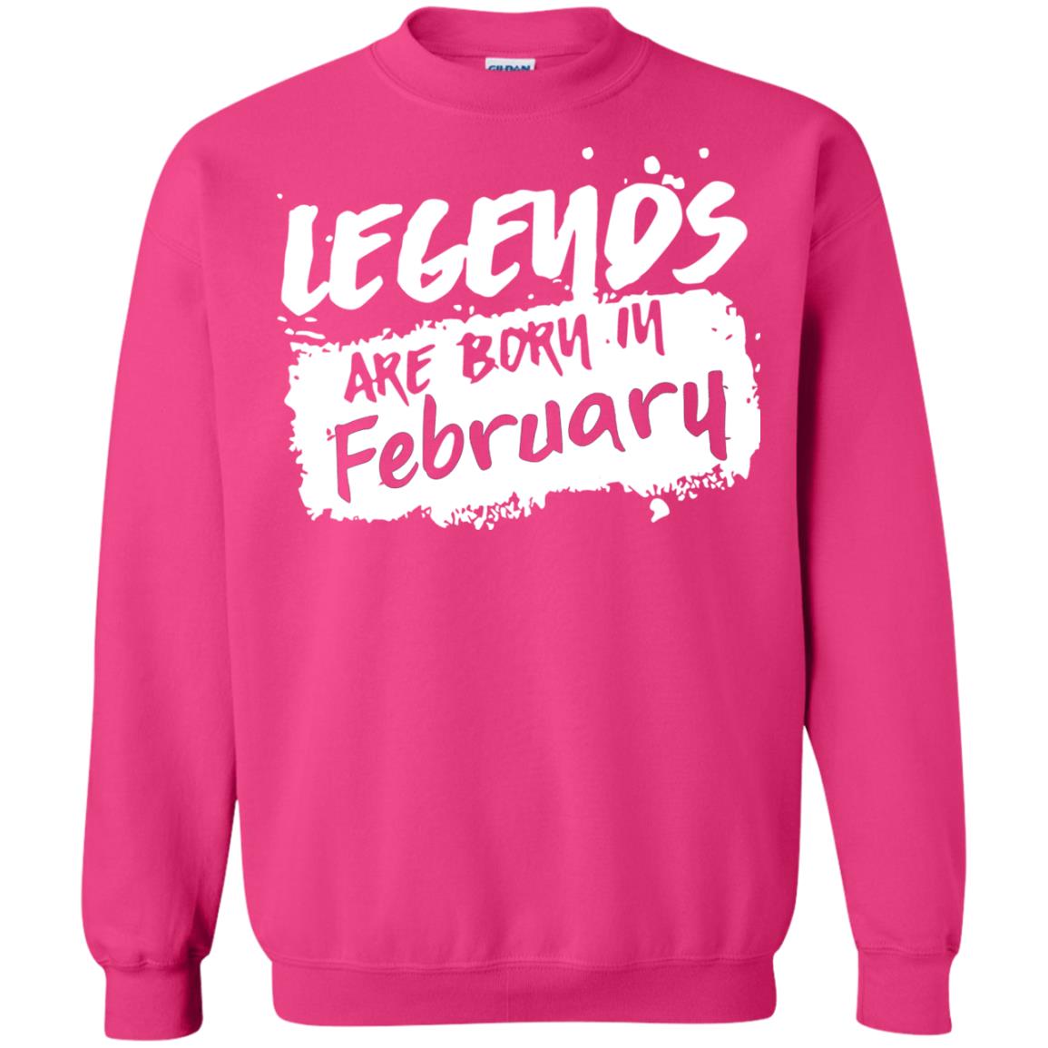 February Birthday Shirt Legends Are Born In February Heliconia