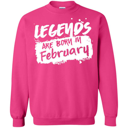 February Birthday Shirt Legends Are Born In February Heliconia