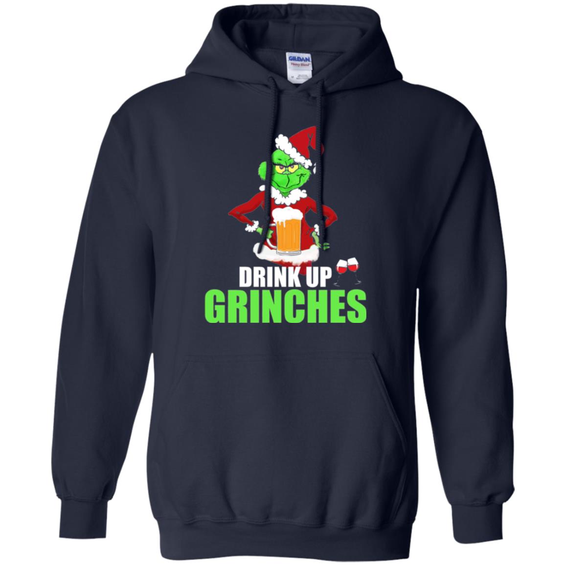 Christmas T-shirt Drink Up Grinches Navy