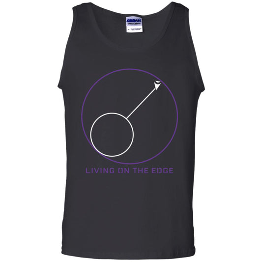 Gamer T-shirt Living On The Edge Run From The Storm Black