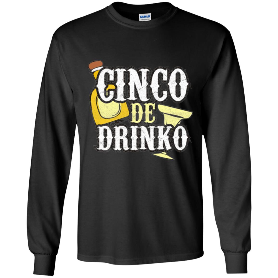Funny Cinco De Mayo Drinko Celebration T-shirt Black