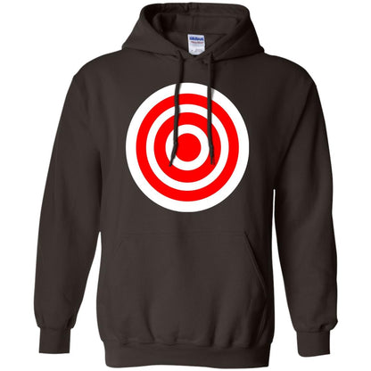 Funny Practice Bulls Eye Board Game Target T-shirt Dark Chocolate