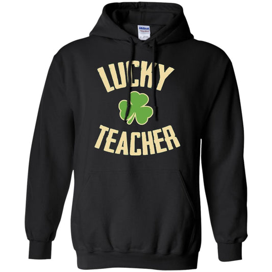 Lucky Teacher Shirt St. Patrick_s Day T-shirt Black