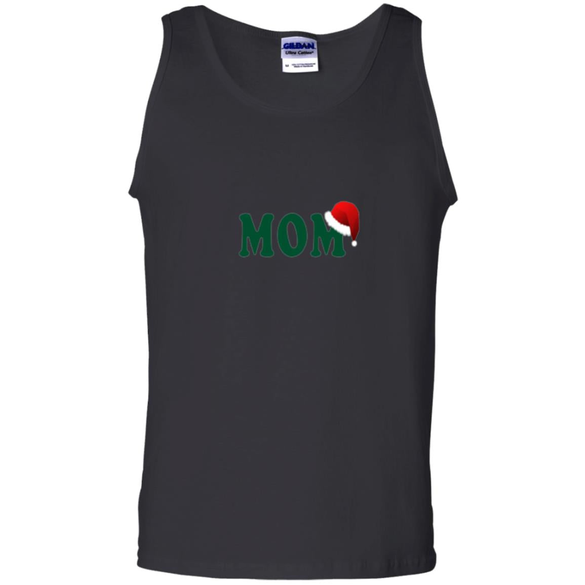 Christmas T-shirt Mom Santa Black