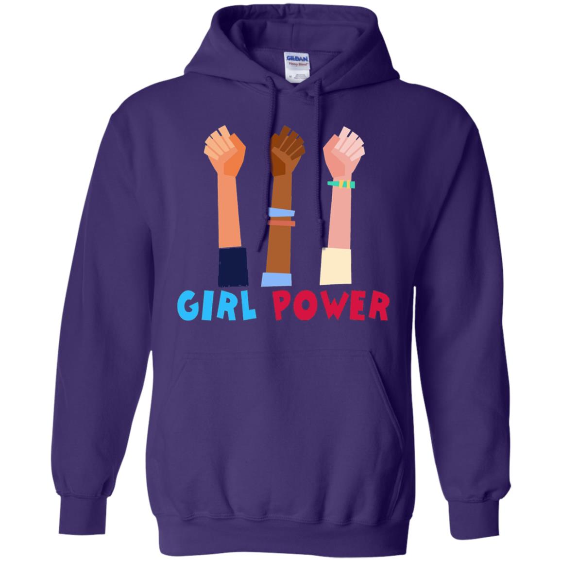 Great Feminist T-shirt Girl Power Purple