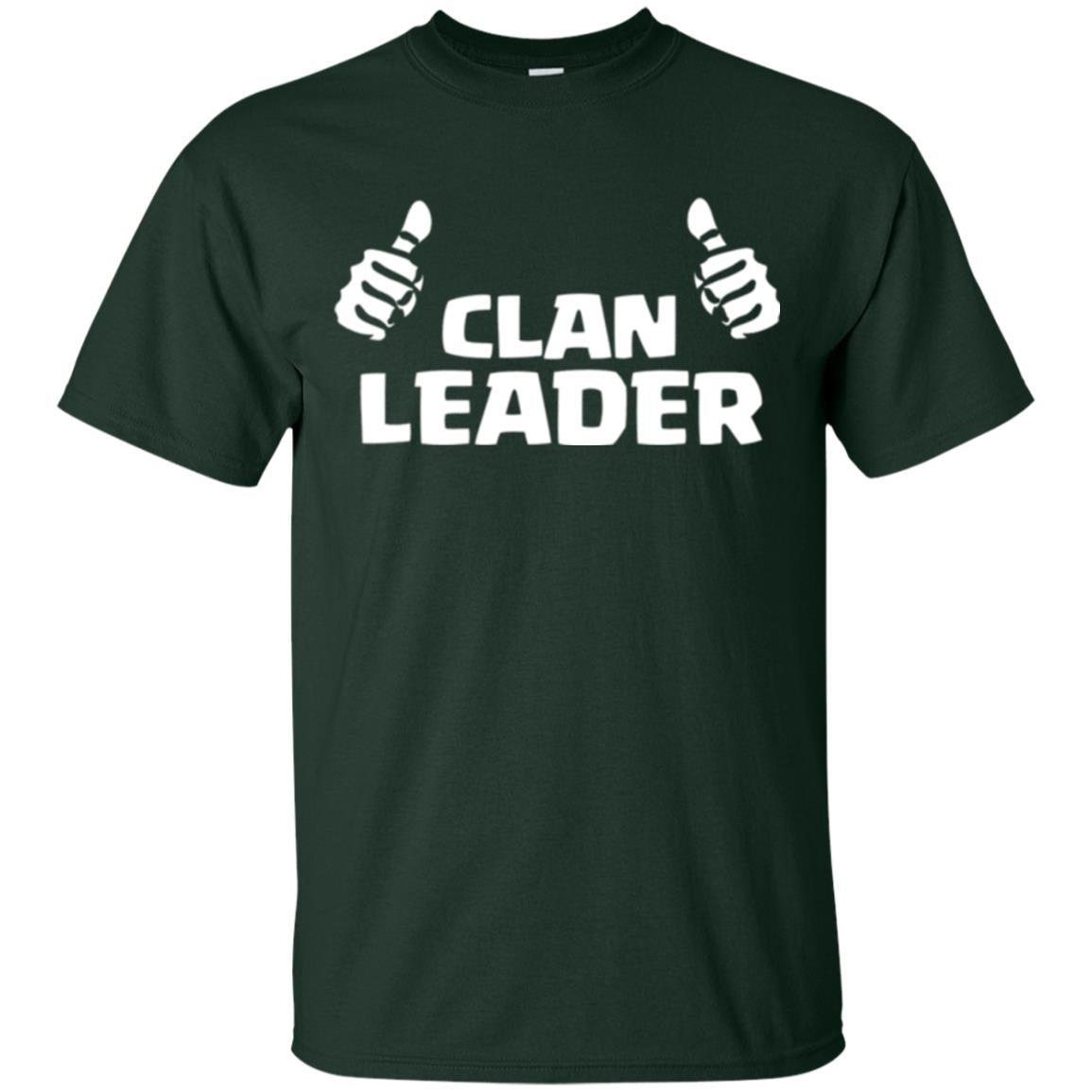 Mobile Gamers T-shirt Clan Leader Forest Green