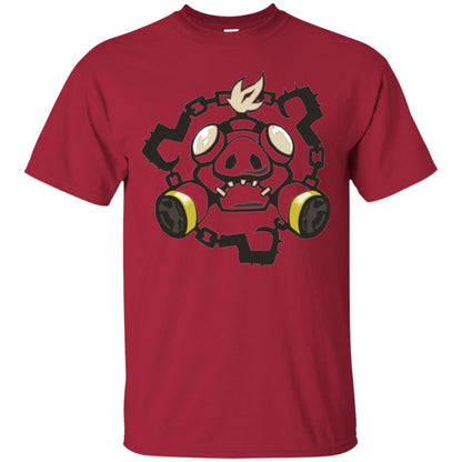 Overwatch Roadhog Chains Spray T-shirt Cardinal