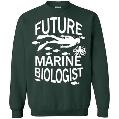 Cute Marine Biologist T-shirt Forest Green