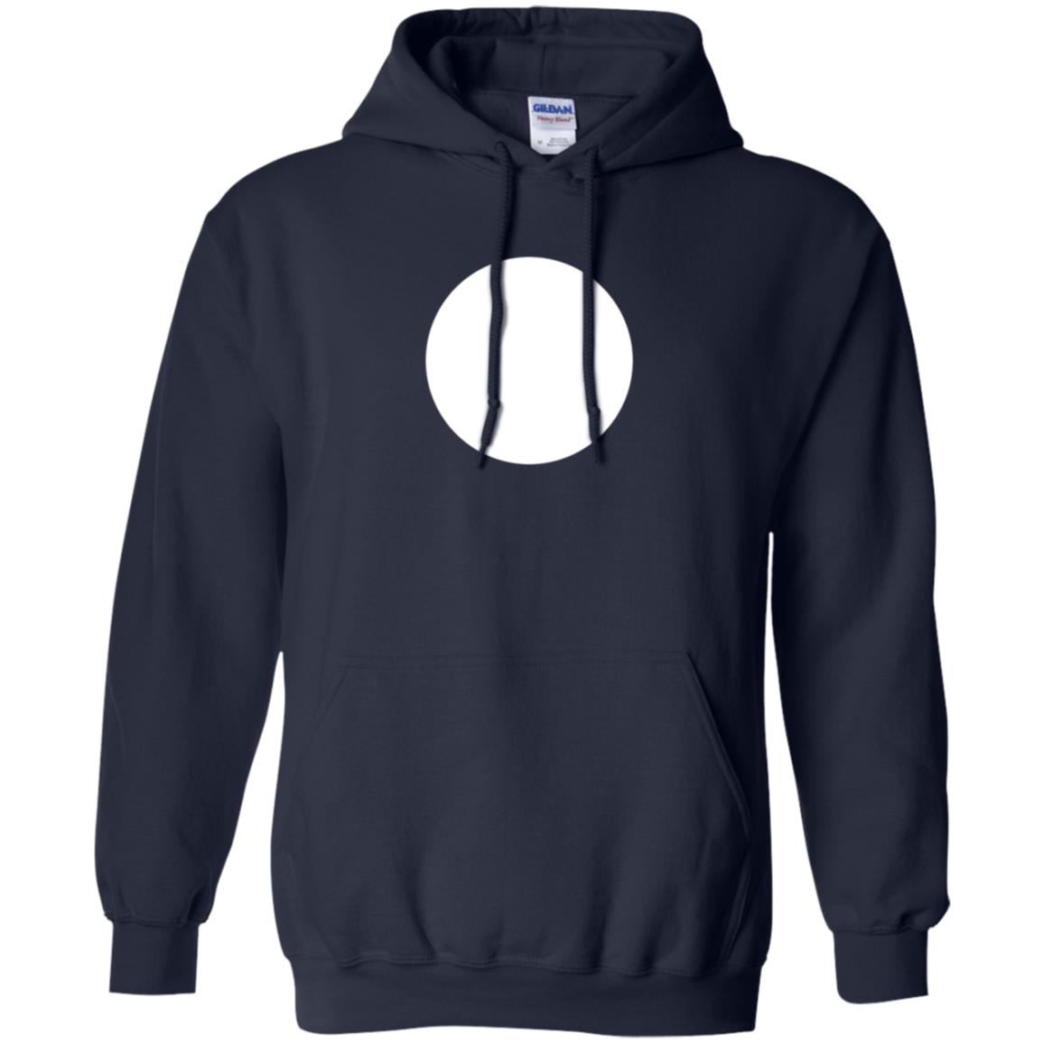 Big White Dot T-shirt Navy