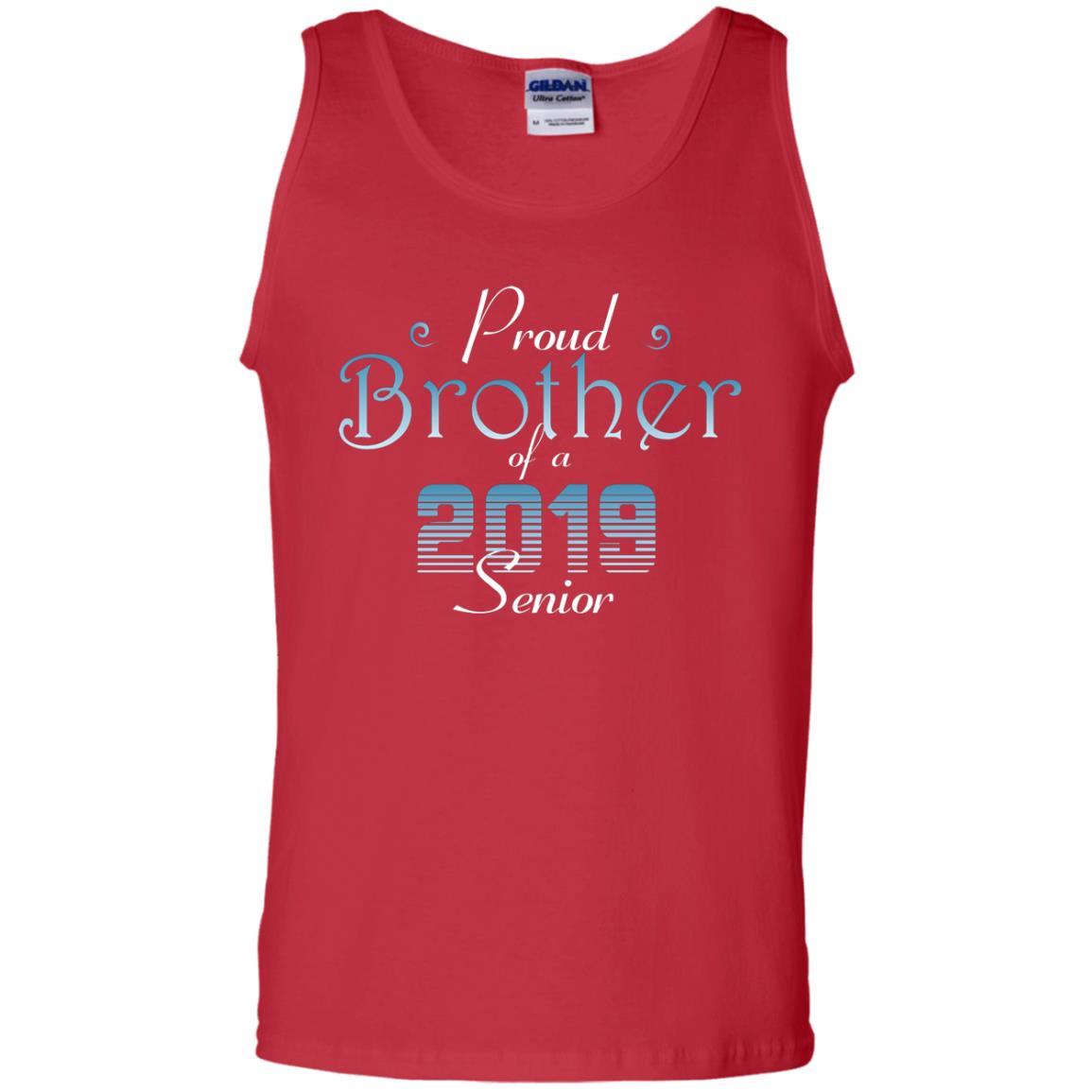 Proud Brother Of 2019 Senior Brother Shirt Red