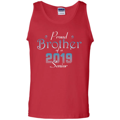 Proud Brother Of 2019 Senior Brother Shirt Red