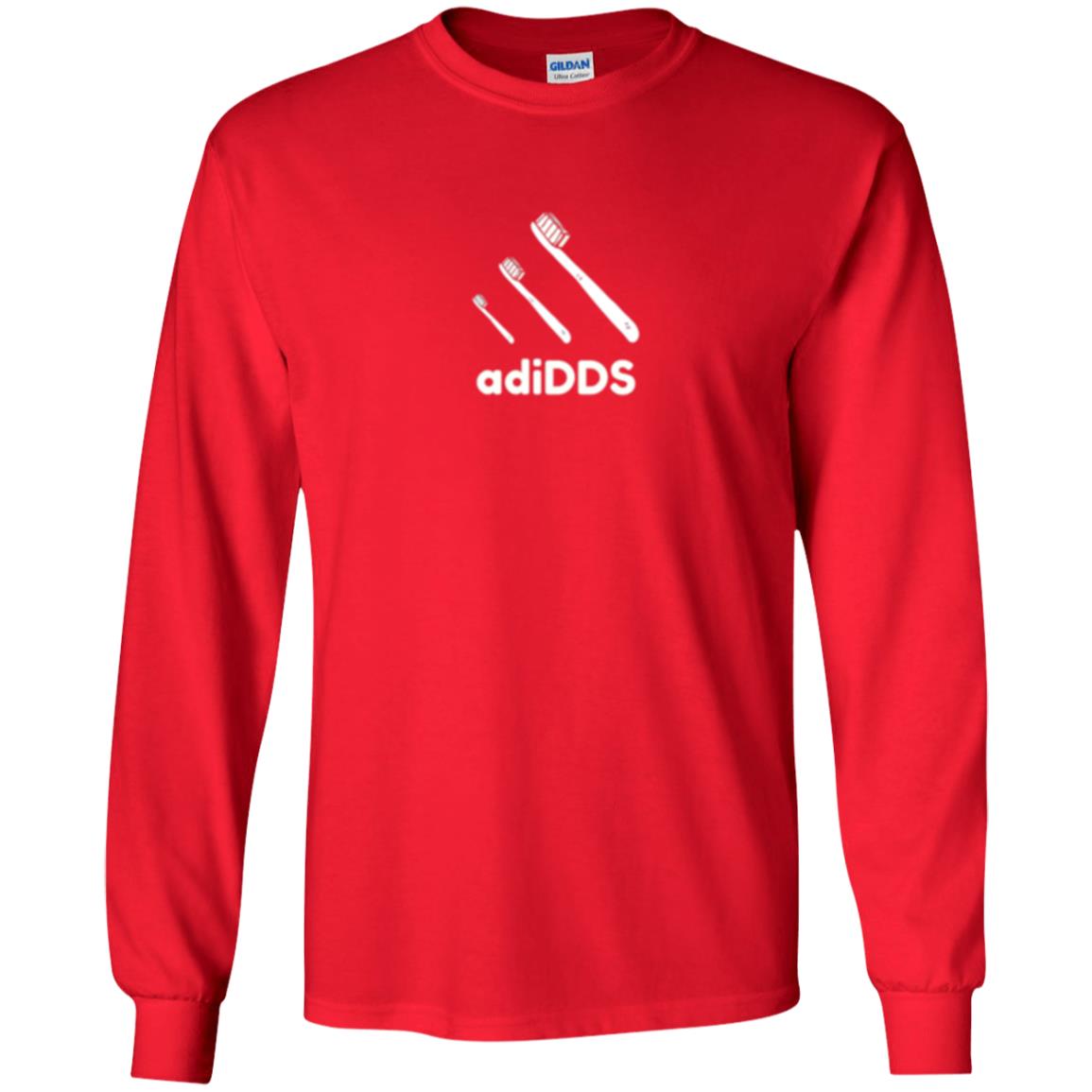 Dentist T-shirt Tooth Brush Adidds T-shirt Red