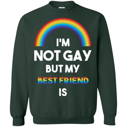 Im Not Gay But My Best Friend Is Lgbt T-shirt Forest Green