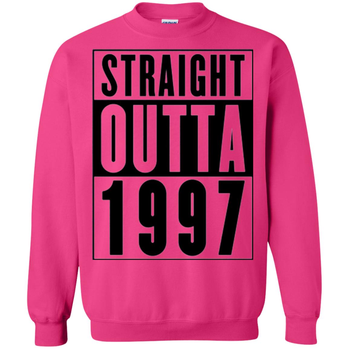 Straight Outta 1997 Cool 21st Birthday T-shirt Heliconia