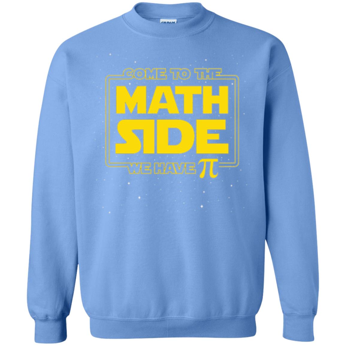 Math Lovers T-shirt Come To The Math Side We Have Pi Carolina Blue