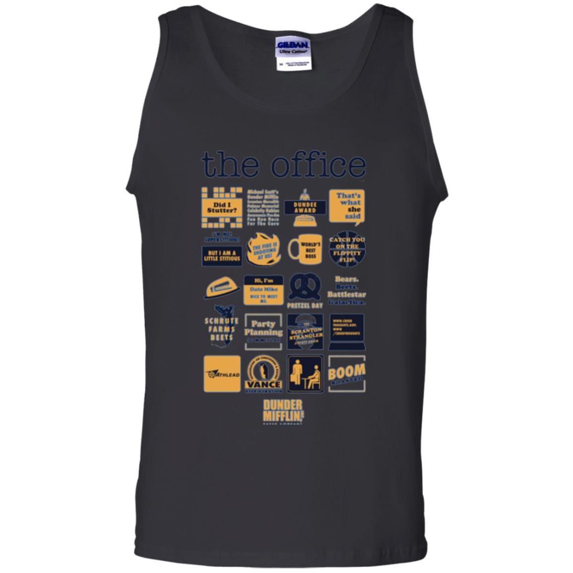 The Office Quote Mash-up Funny Official T-shirt Black