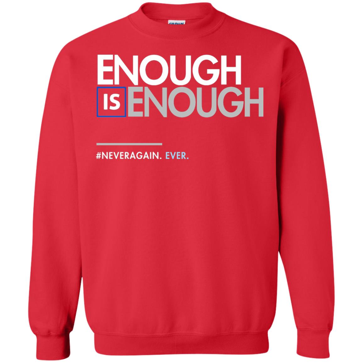 Enough Is Enough Gun Control T-shirt Red