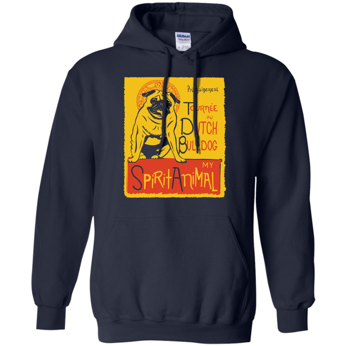 Dutch Bulldog My Spirit Animal T-shirt Navy