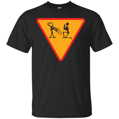 Trombone Lovers T-Shirt Funny Trombone Black