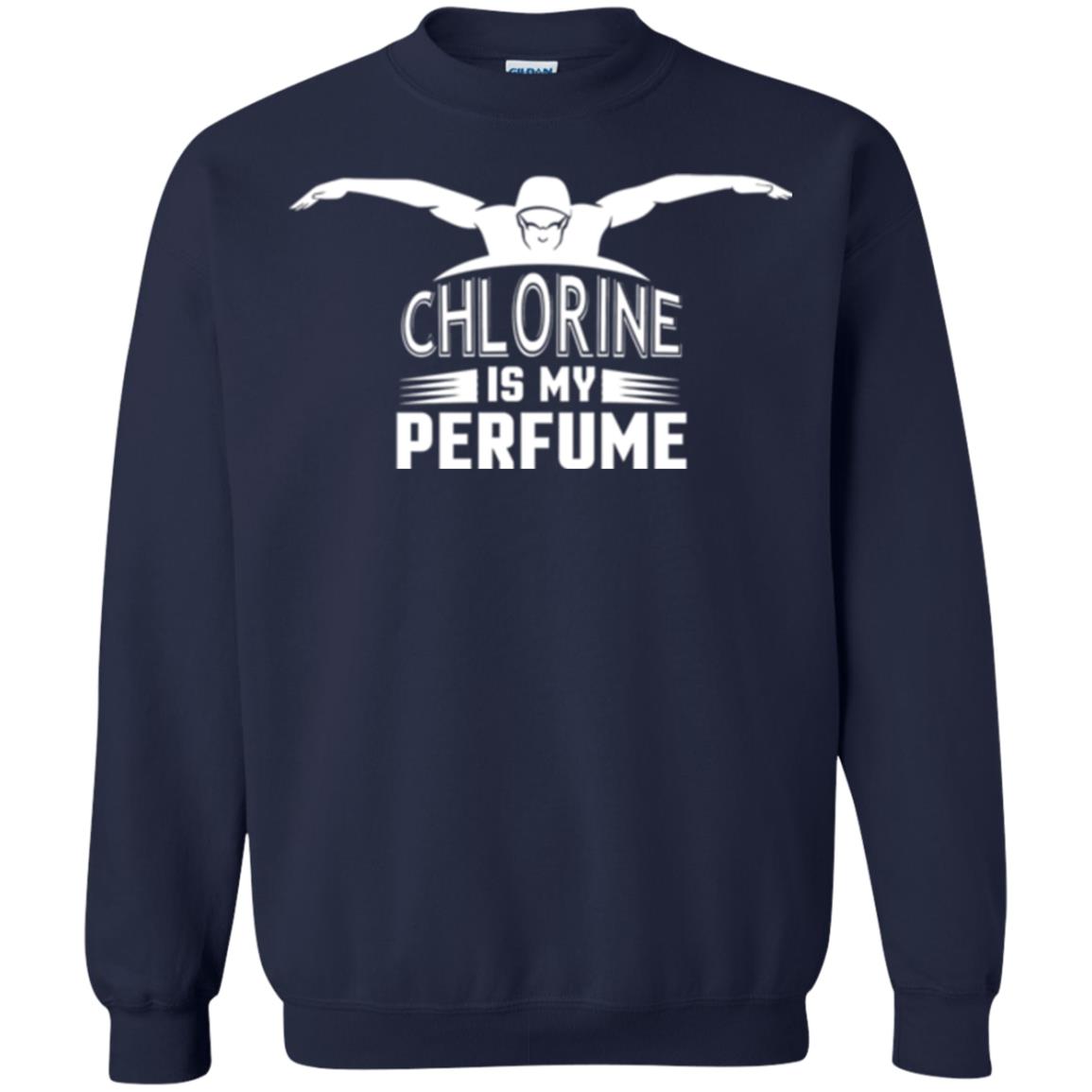 Swimmer T-shirt Chloring Is My Perfume T-shirt Navy