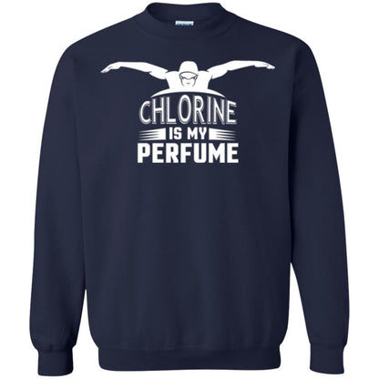 Swimmer T-shirt Chloring Is My Perfume T-shirt Navy