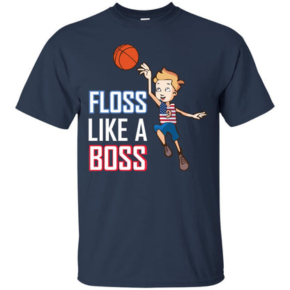 Floss Like A Boss Shirt For Basketball Players Navy