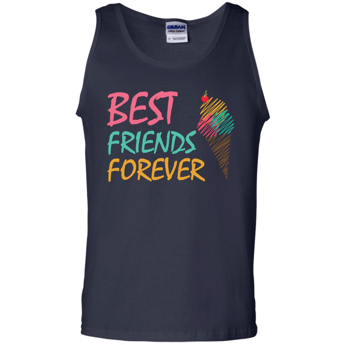Best Friends Forever Ice Cream Lover T-shirt Navy